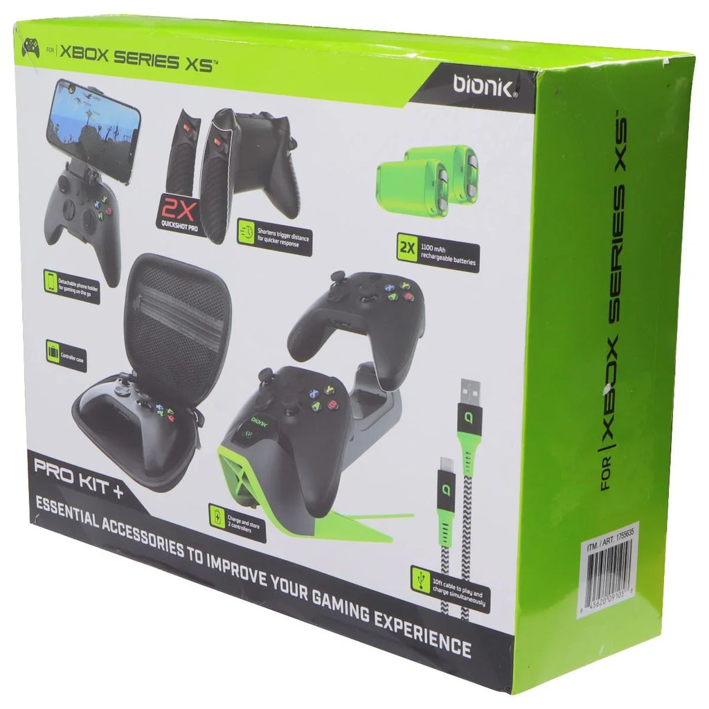Neon Bionik Pro Accessories NEW - / Kit XS Black Green + Series XBOX for