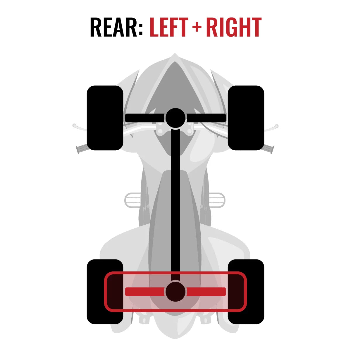 pc Can-Am with 1000 EFI Rear Left XT Outlander LTD Sixity 2015 - STD compatible Axle MAX 4X4 Right 2