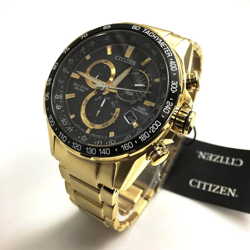 Black Men's CB5912-50E Dial PCAT Chronograph Citizen Watch