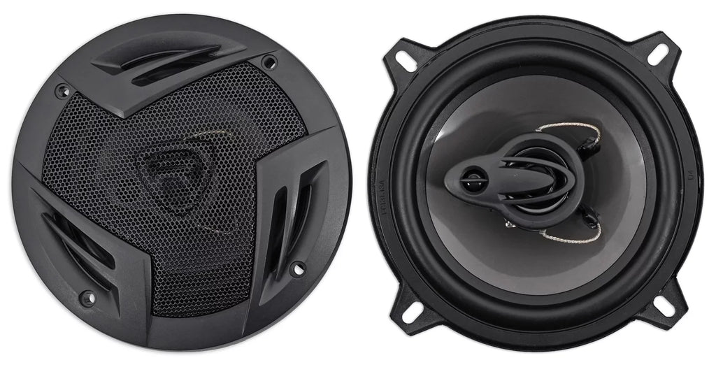 Car RMS Watts (4) RV5.3A Rated 1200 Rockville Watts/200 5.25" Speakers CEA 3-Way