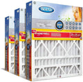 Air For 20" Honeywell BestAir MERV x HW2025-13R 3 Fits Removes 13, AC Furnace 100%, of Filter, Models, 25" Pack Allergens x 4", Contaminants, &