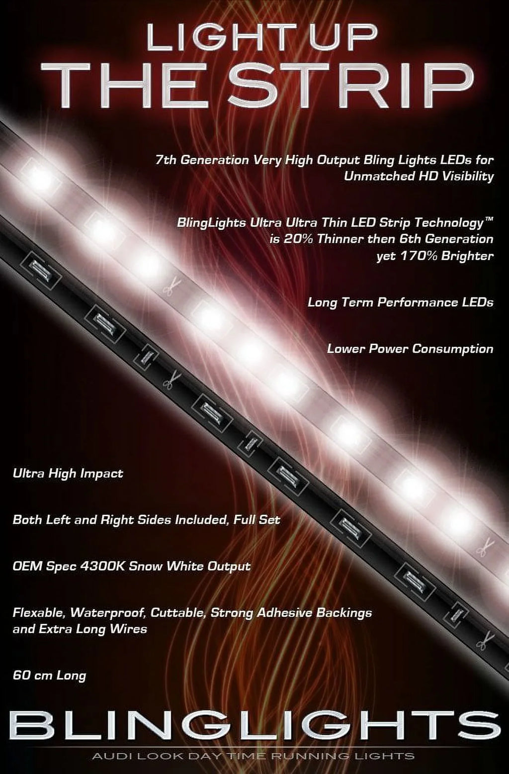 Lamps Can-Am Light LED DRL Head Daytime Running Ryker Strips for