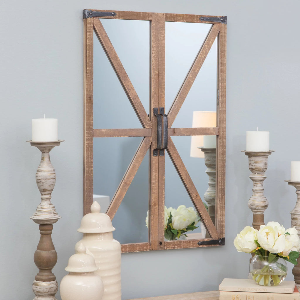 by x Mirror Walker Farmhouse 30" Nutmeg 20" Window Aspire