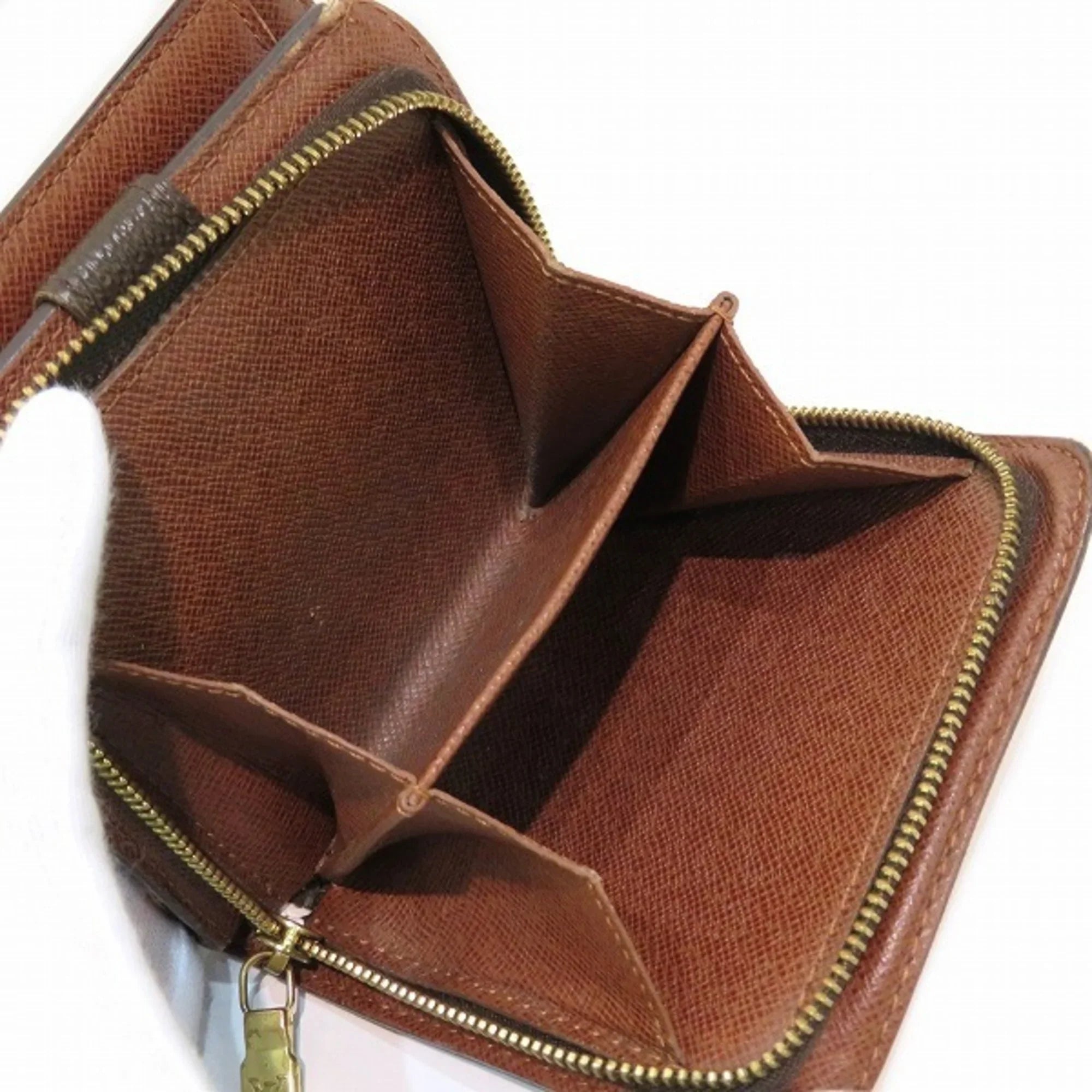 Monogram Women's Zip Pre-Owned Men's Bifold M61667 (Fair) Wallet Compact