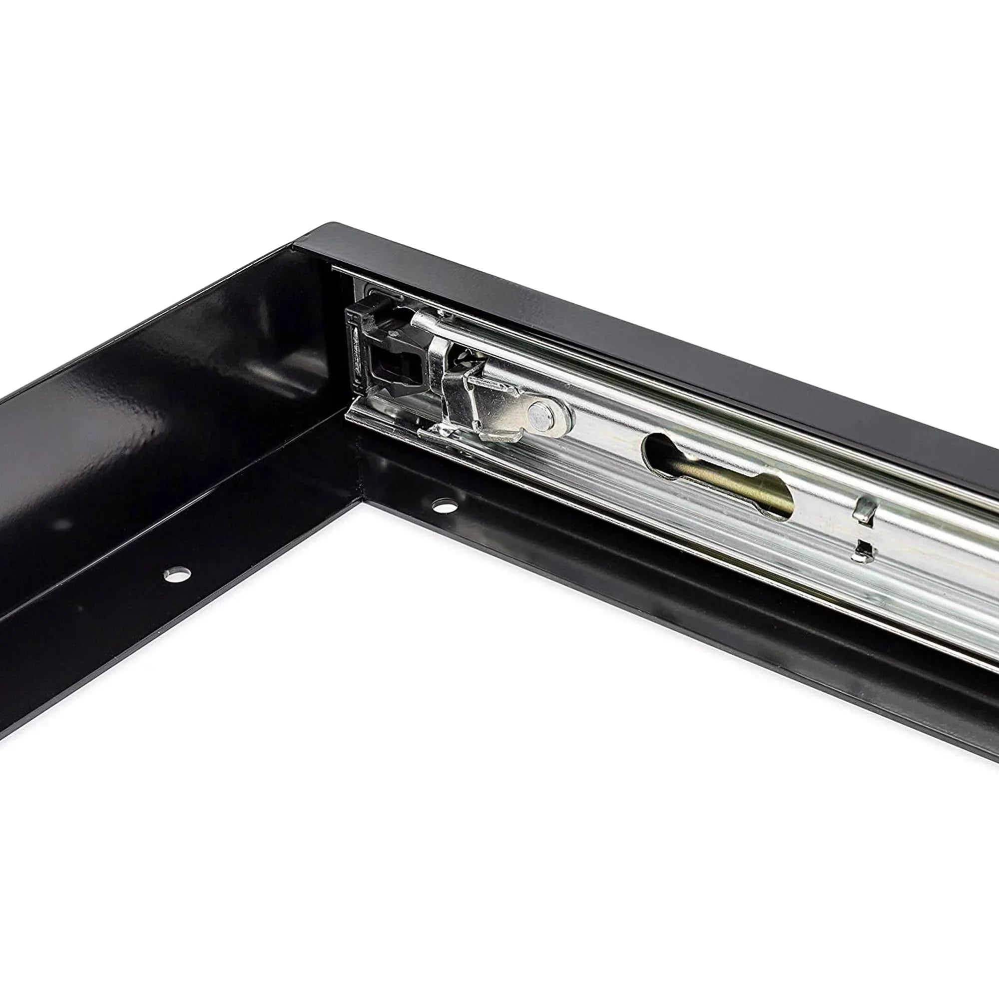 | Features Camco 264lbs to Steel & Safety Ball Slide Camper/RV (51530) | Electric Holds Latch Refrigerator Slides Up Bearing Portable Medium
