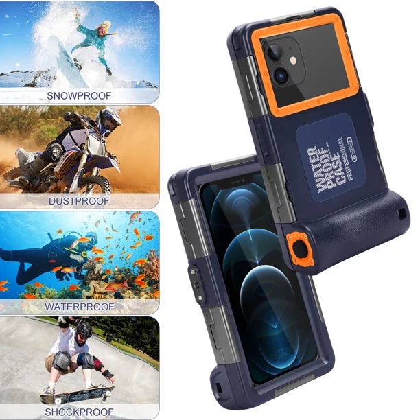 to Surfing Housing Photo 11 UrbanX Underwater Case ZTE Phones Axon 6.9 with Video LCD 5G Up for Snorkeling Protective Lanyard all Professional Swimming SE Diving [15m/50ft] And Inch Waterproof