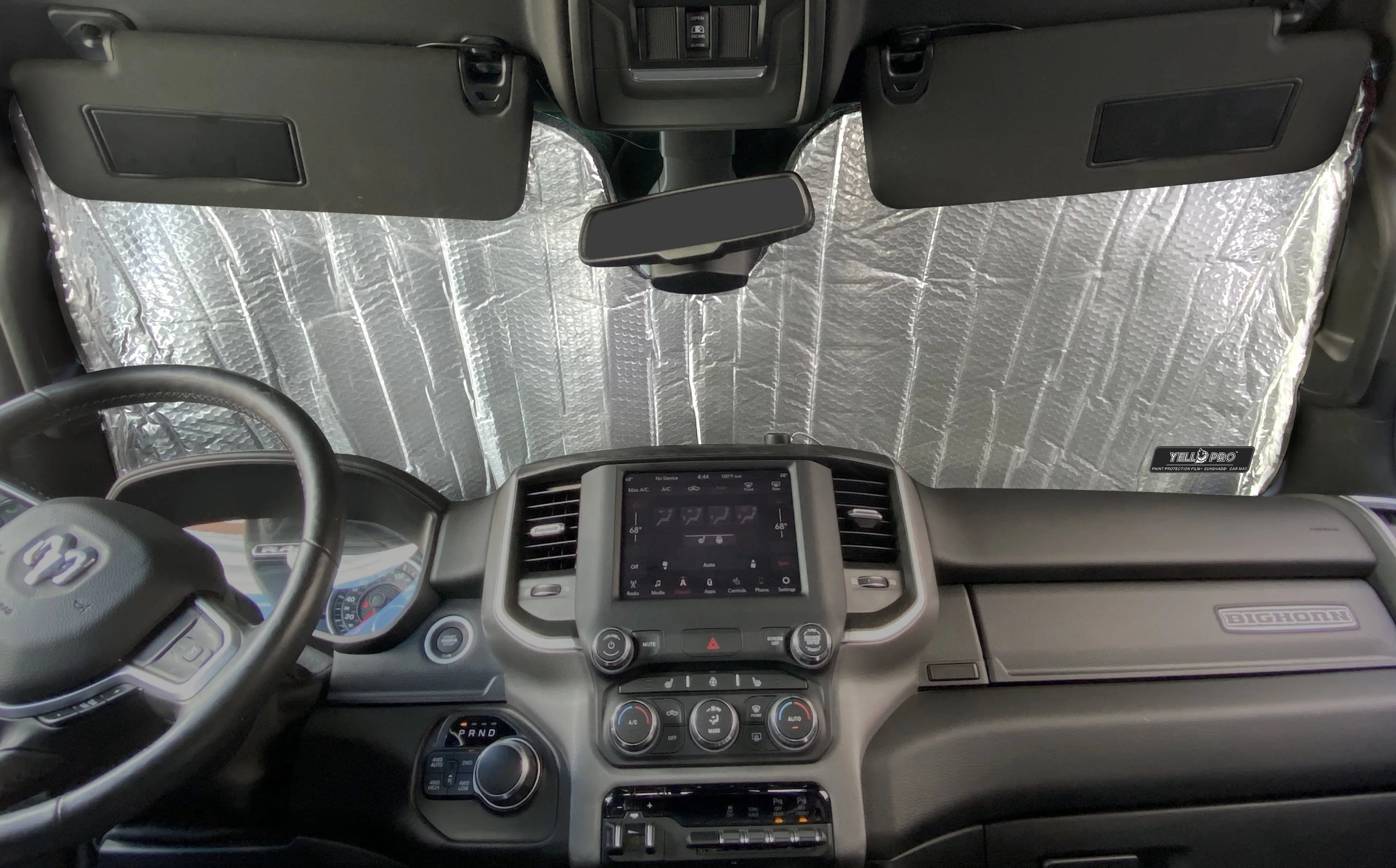 Dodge RAM Cab Windshield 1500 Cab, for Quad Front Cab Mega Pickup Crew 2Dr Truck 2019-2023 Cab 4Dr Sunshade Regular