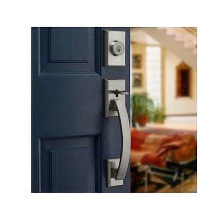Vedani 98001-373 Handleset Chrome Single With Tavaris Lever Kwikset Cylinder Polished