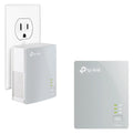 Adapter(TL-PA4010 KIT)- Ethernet Stable Home Nano with Powerline Connections Saving, Expand Adapter, Network AV600 Powerline TP-Link Power Plug&Play,
