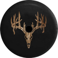 for Skull 33 Deer RV Cover Skulls Camera Ghost Tire Inch Hunting Antlers Spare Wrangler Backup 2019 JL Dark Jeep 2018