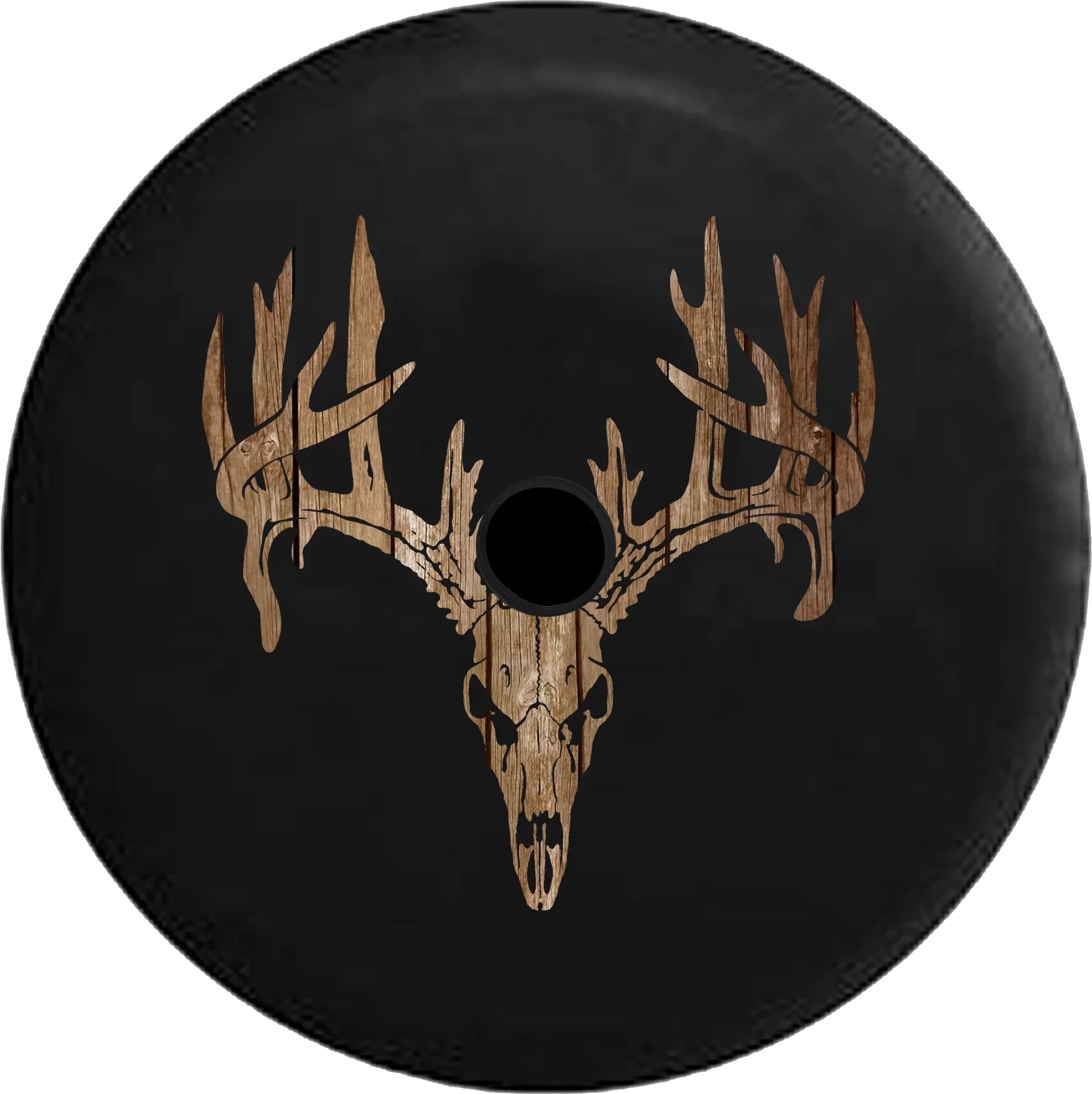 for Skull 33 Deer RV Cover Skulls Camera Ghost Tire Inch Hunting Antlers Spare Wrangler Backup 2019 JL Dark Jeep 2018