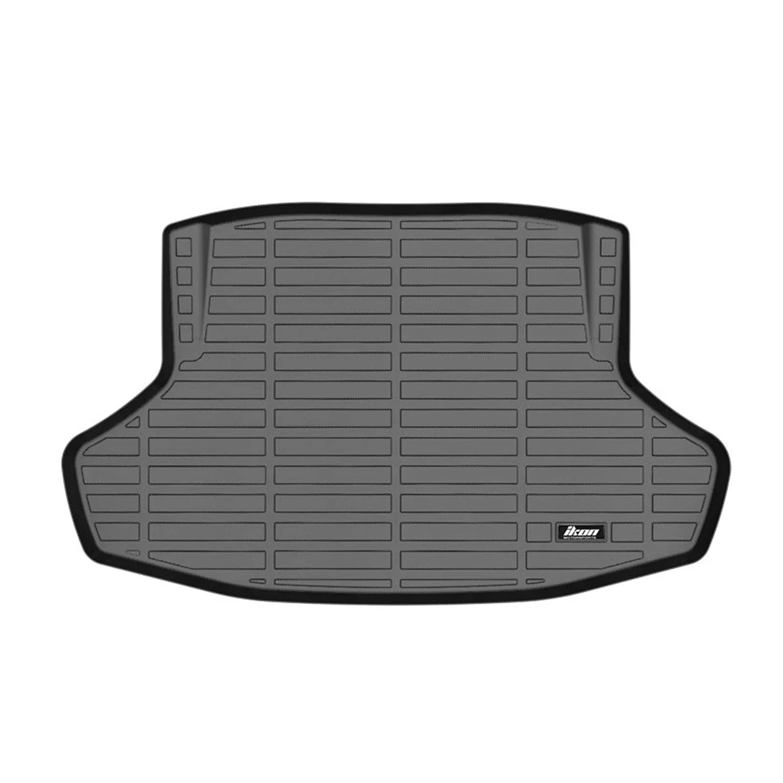 Interior 2022-2024 Trunk Mat, Anti-Slip Compatible Motorsports Storage 2nd Mats & Set 3D Row Accessories Floor climate All Honda Civic Black Floor Liners + Cover Full with TPE Ikon Front Waterproof