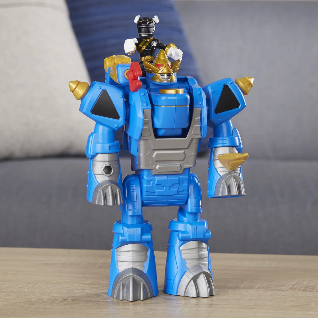 Morphin Heroes Rhino Power Black Ranger Playskool Rangers Zord & Zords