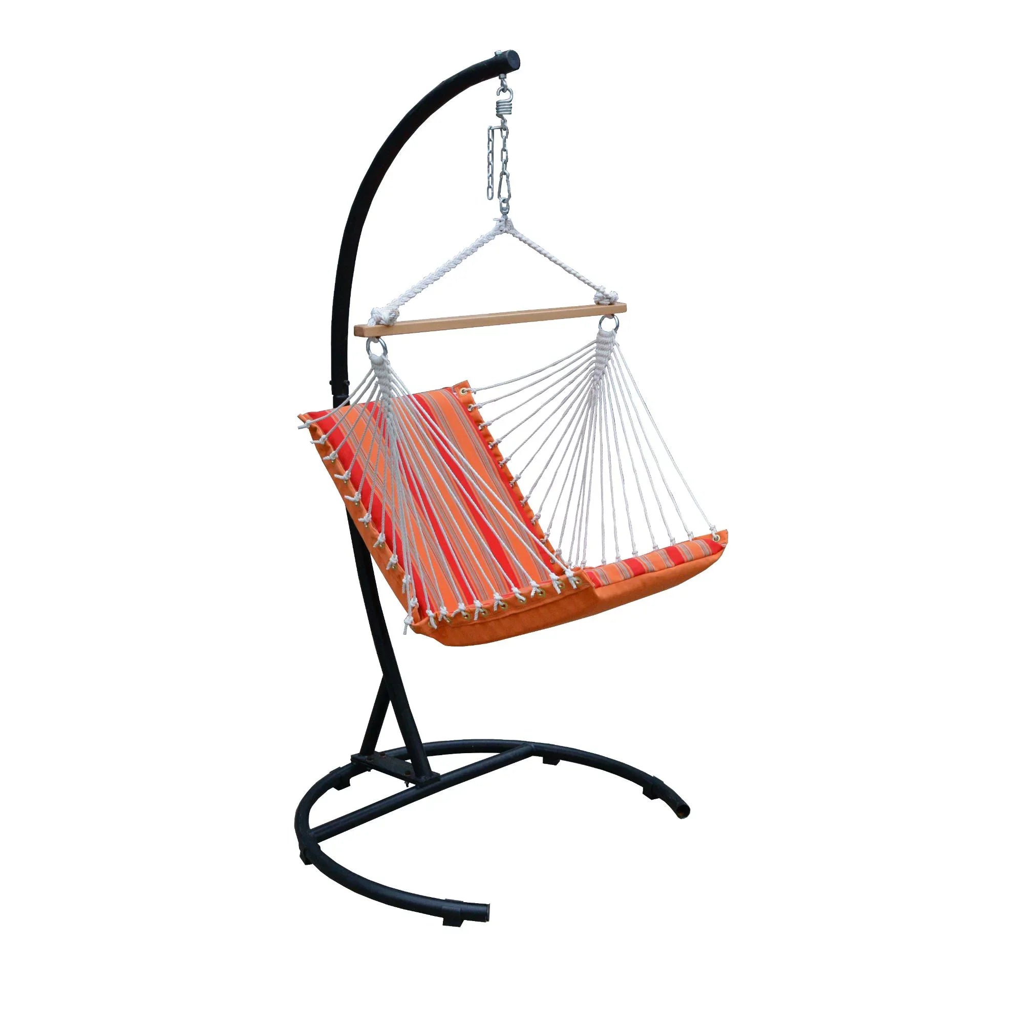 Collection Acrylic Hammock Soft Comfort and 48" Hamptons Red The Orange Chair