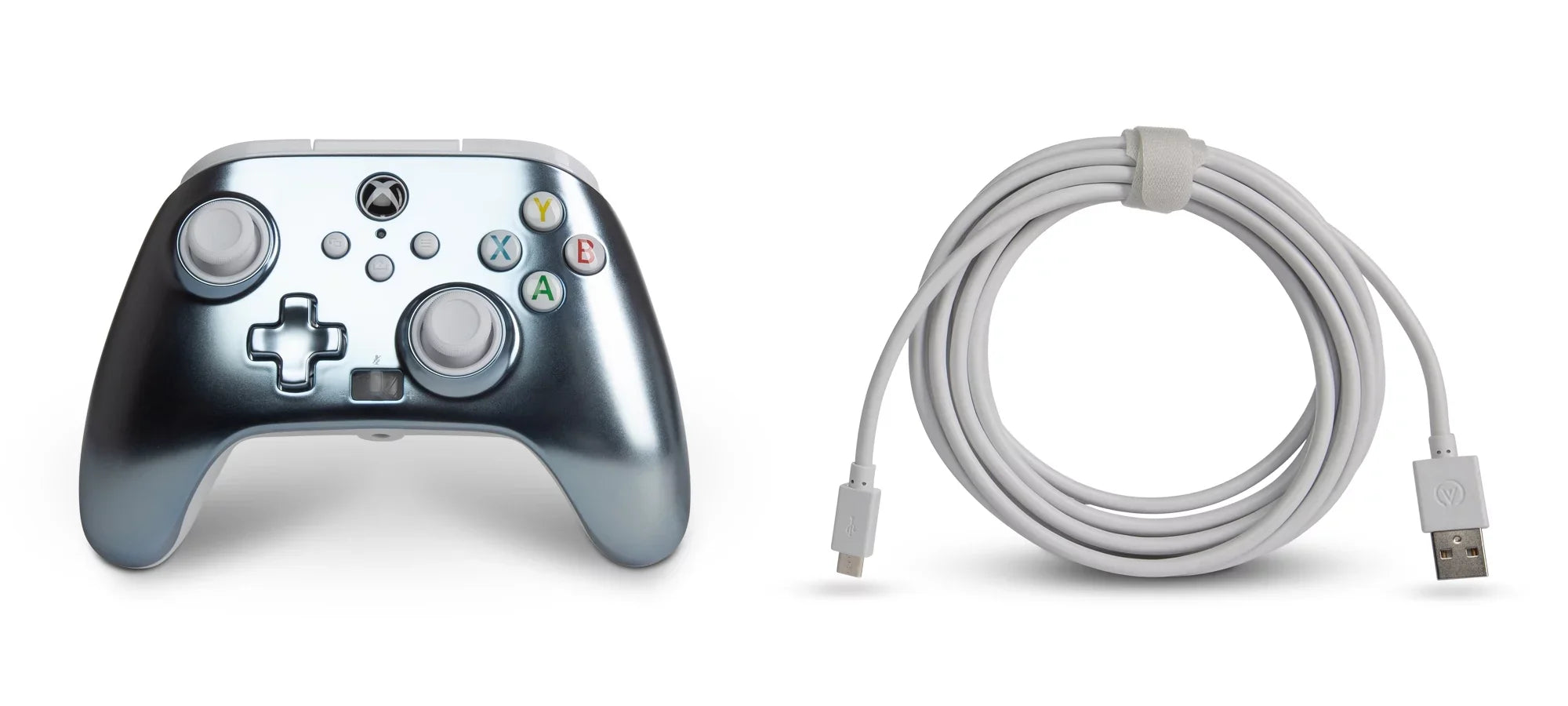 PowerA Controller Xbox Series Metallic Wired Ice X|S - Enhanced for