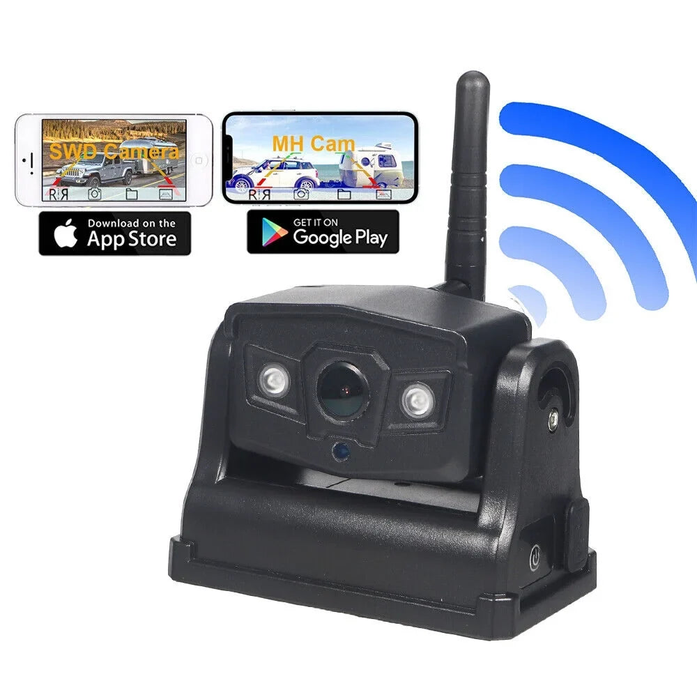 Backup Battery JahyShow Wireless, High-Capacity View Camera, Front/Rear Magnetic 9600mAh WiFi