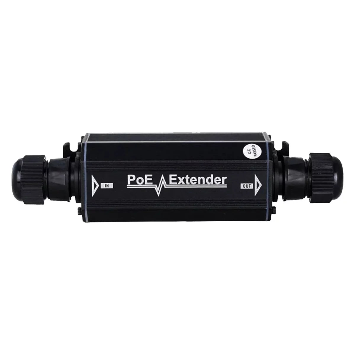 Extender Extender Signal Extender, High Gigabit Waterproof Compatible PoE exterior Ethernet PoE 1 Speed Bridge Broadband Standard 802.3af/at, Booster 100 Single Mbps Port Repeater Port