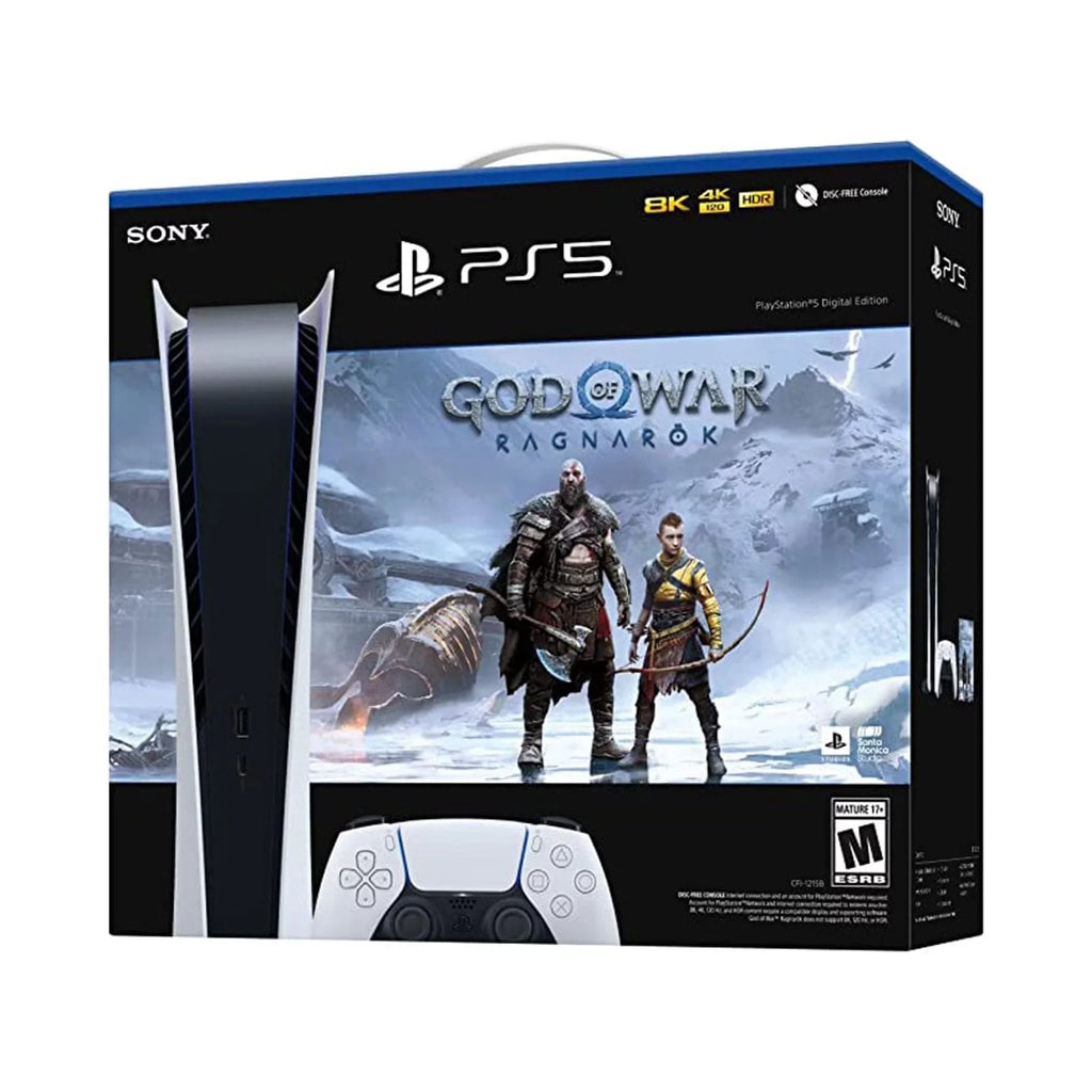 God Ragnarök Console (Digital War with of (GOW) - Video TEC PlayStation_PS5 Edition) 5 Game -PlayStation Bundle