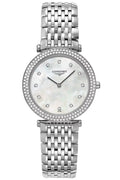 Grande Watch Stainless Classique Steel L4.515.0.87.6 Longines & La Diamond Womens