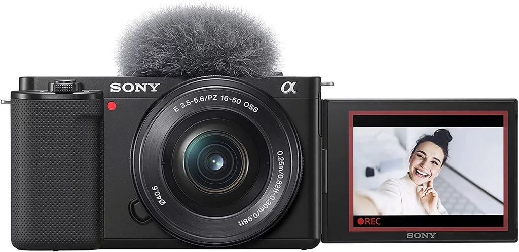 with Camera Lens, Alpha 24.2 1.97", Black Megapixel ZV-E10L Mirrorless 0.63",