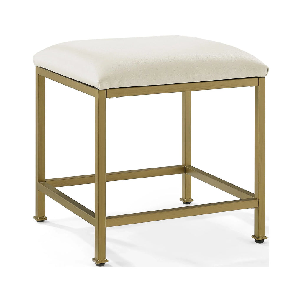 Soft Aimee Vanity Gold Stool