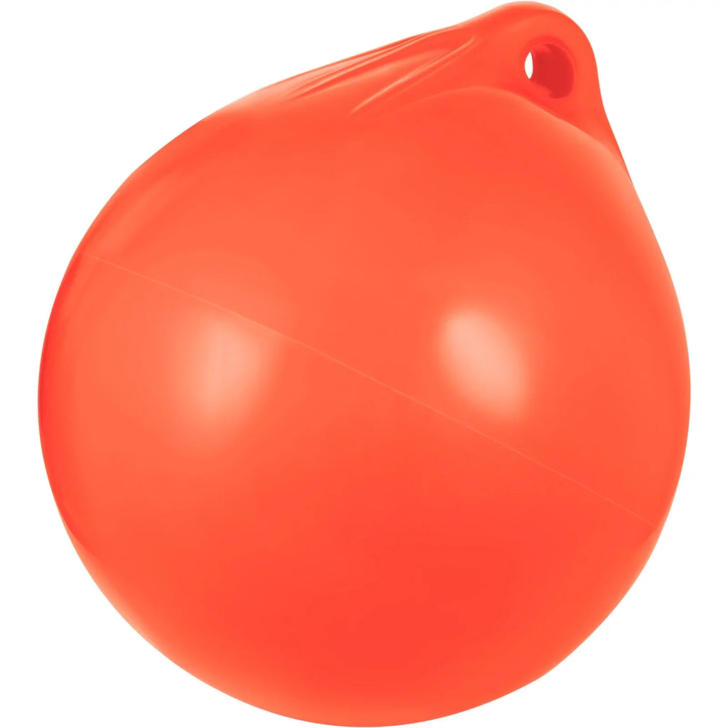 Anchoring, Boat Ball, Heavy-Duty 27in Buoy, BENTISM Vinyl Marking, Orange Fishing, Boat Inflatable Rafting, Marine-Grade Diameter Buoy, Round Marker Buoy Mooring