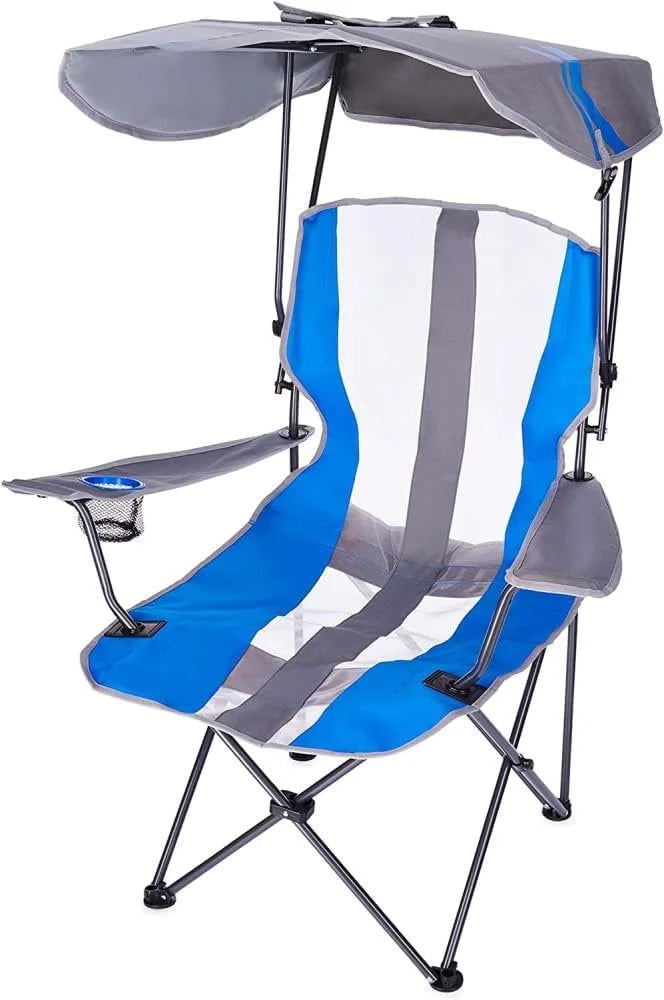Camping, exterior Canopy Foldable and Tailgates, Events, Chair Original Grey/Blue Kelsyus for