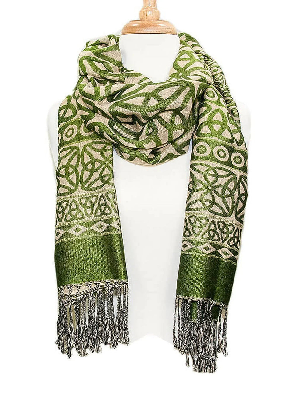 Moss Adult Scarf Knot Female Made apparel Green Celtic Celtic by
