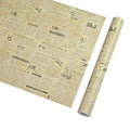Feet Inch SimpleLife4U By Newspaper 9.8 Paper Contact Shelf Self-Adhesive Beige Retro Sticker 17.7 Countertop Liner