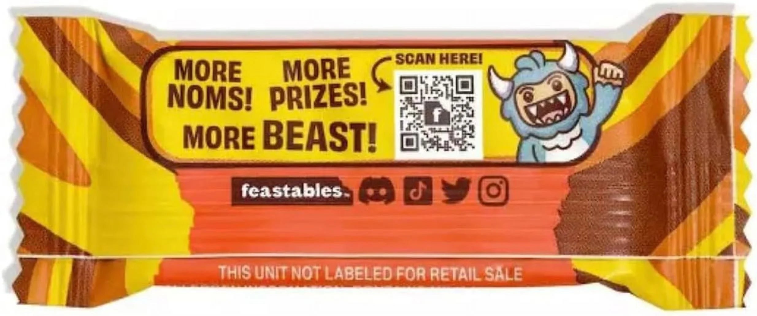 Mini Beast Of Chocolate Bag Bars 50 Feastables Mr.