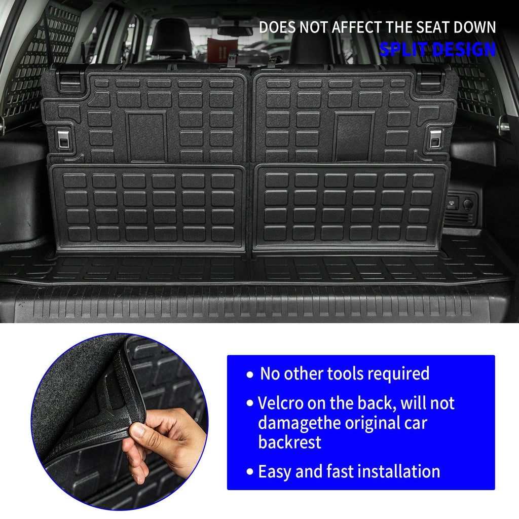 Row Mats+Trunk Trunk Liner Cargo Mats) 4Runner 7 Seats Backrest (3rd Toyota 2013-2023 Mat+Floor Fit Mat