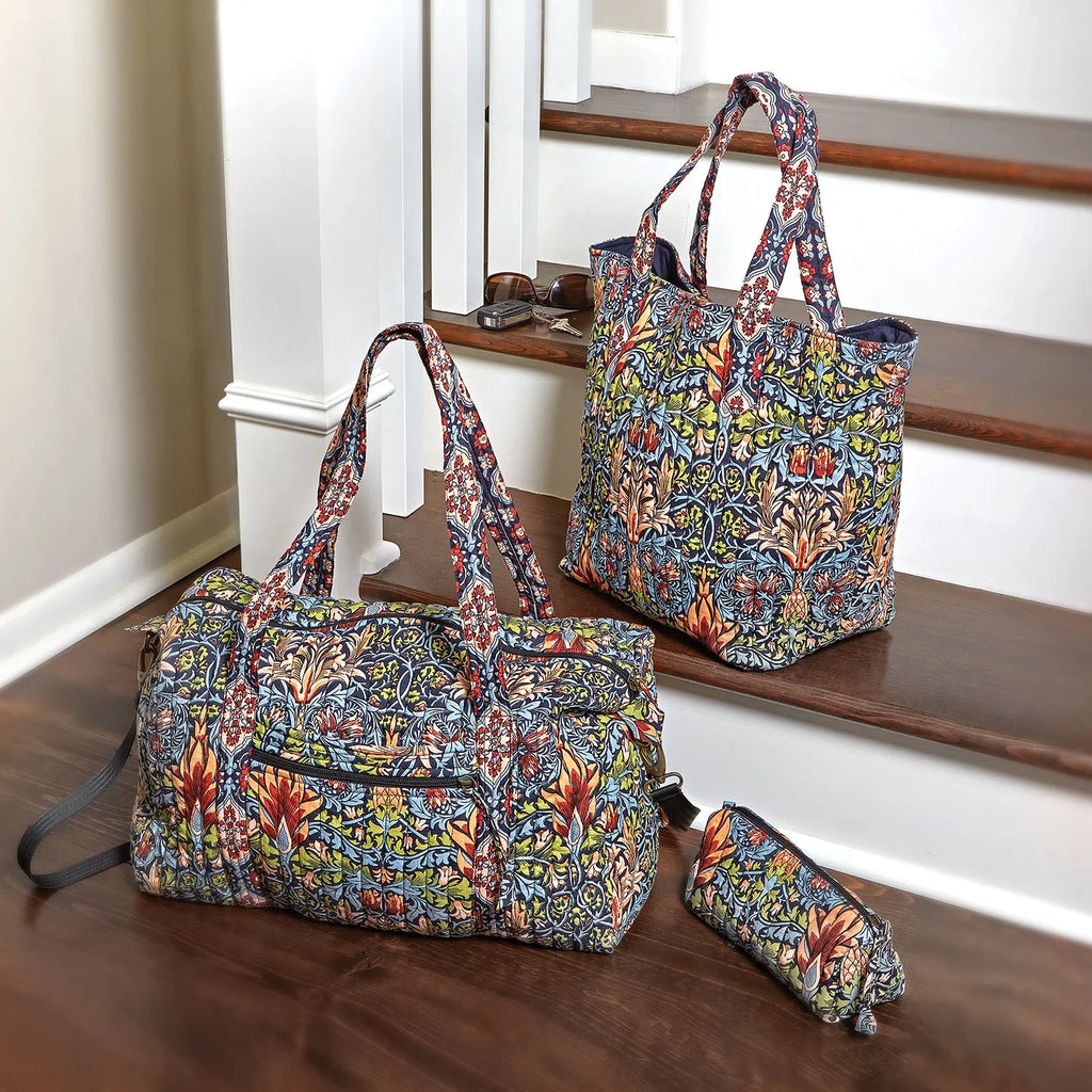 Shoulder Cotton Tote for William Bags Bag FLORIANA Morris Women Print Handbags