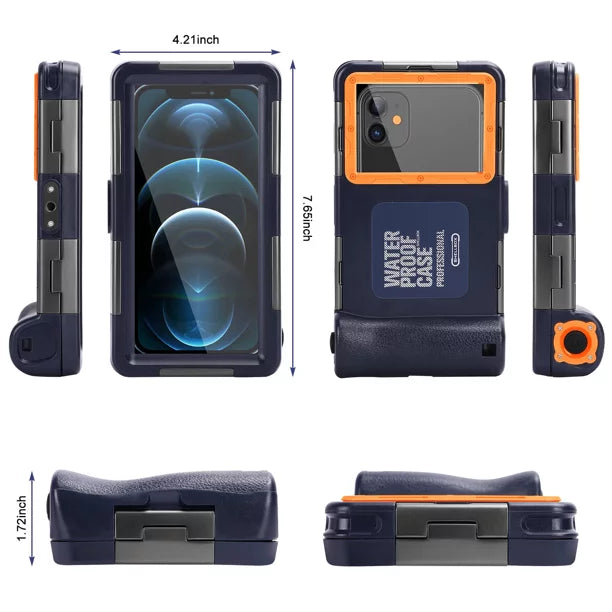to Surfing Housing Photo 11 UrbanX Underwater Case ZTE Phones Axon 6.9 with Video LCD 5G Up for Snorkeling Protective Lanyard all Professional Swimming SE Diving [15m/50ft] And Inch Waterproof