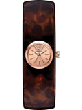 Caravelle - Watch Bangle Women's Tortoise Resin