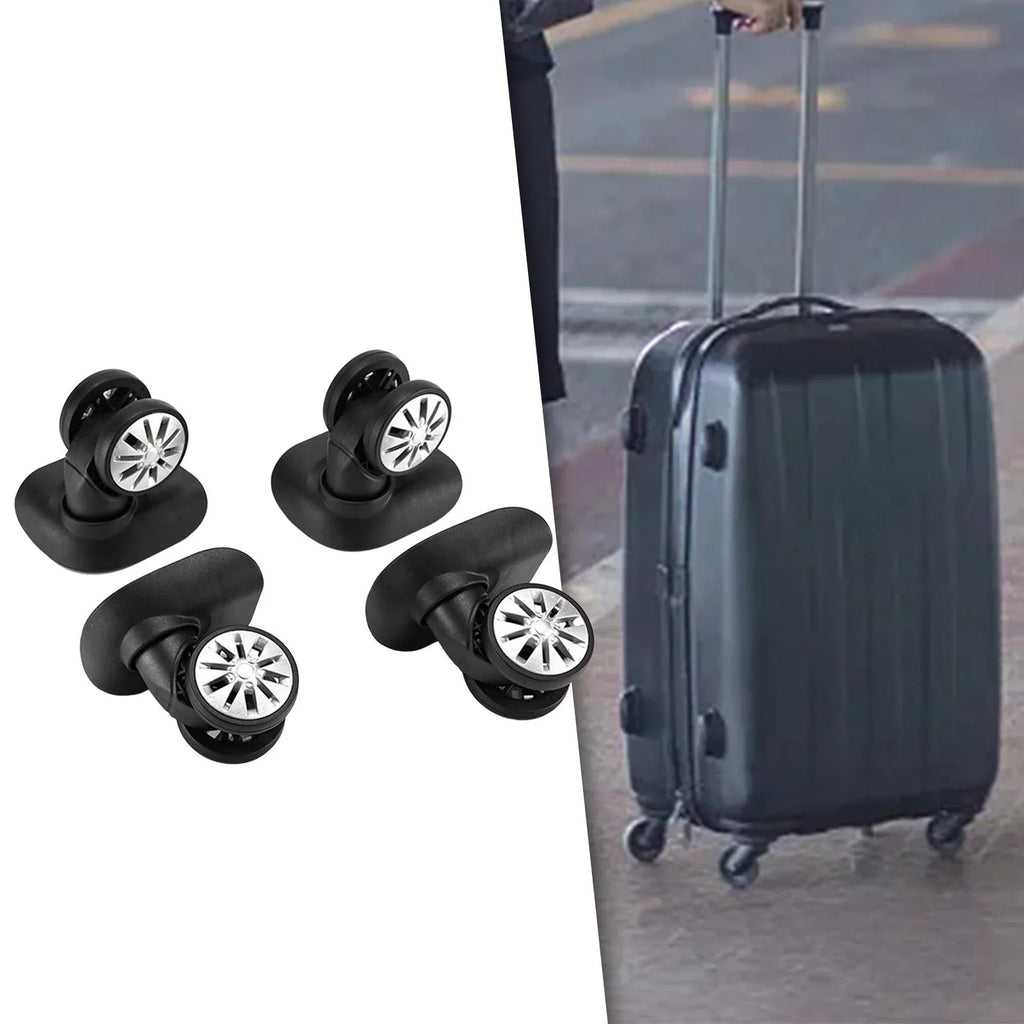 for Luggage Replacement Trolley Bag Case 4Pcs Wheels Caster Wheels Suitcase