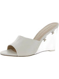 Veronica On Wedge Lucite Beard Leather Dali Slip Womens Sandals