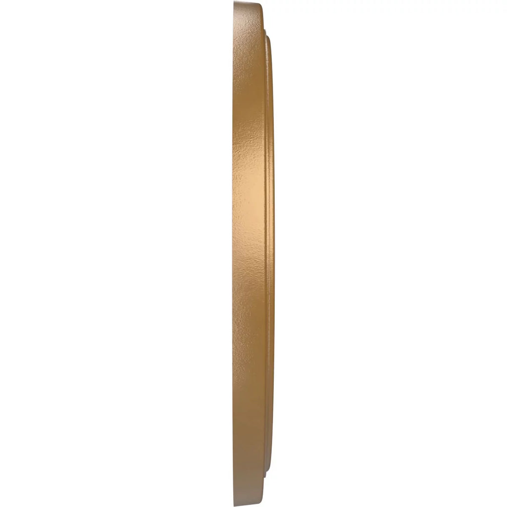 1/2"ID Ekena Millwork 3 Thermoformed 1 Canopies 22"OD x x to Gold Metallic (Fits Traditional Rush Ceiling 1/2"P Medallion PVC 13 1/2"), up
