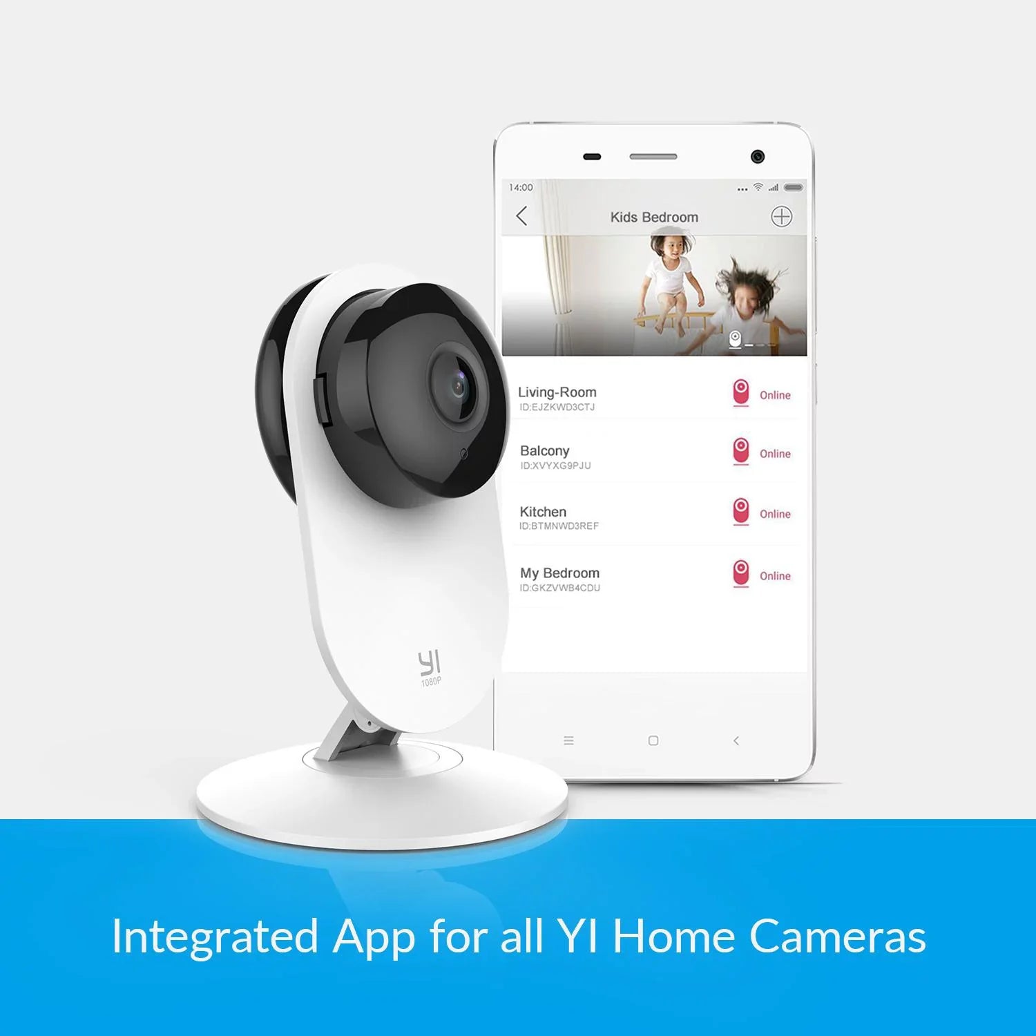 Pack YI Network 4 HD Color, Camera,