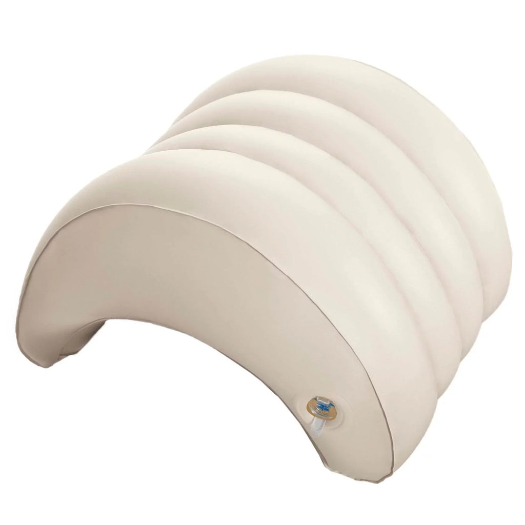with PureSpa Greywood Inflatable Deluxe Bundle Bubble Intex Jet Spa Plus