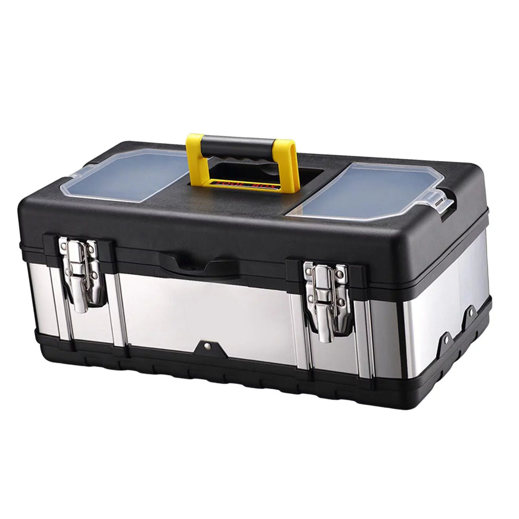 17inch Case Repair Car Case for Storage Tools Plumber Trunks Carry Toolbox Lockable