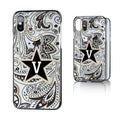 Paisley VU Clear Case iPhone X Vanderbilt Commodores for