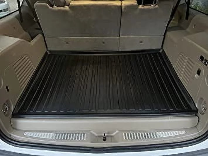 '- 2015-2020 Fit Trunk Suburban Escalade Liners Car Mat Chevrolet Measured Protection Liner Premium Gmc 100% Trunk - Shaped Custom ESV Yukon All-Season Cadillac Laser Cargo for Mat - Cargo - 3D for