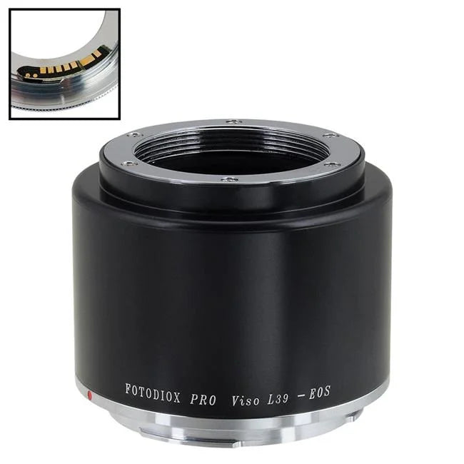 Visoflex Leica Lens Lens L39 Fotodiox with Adapter L39-Viso-EOS-Pro-FC10 Mount