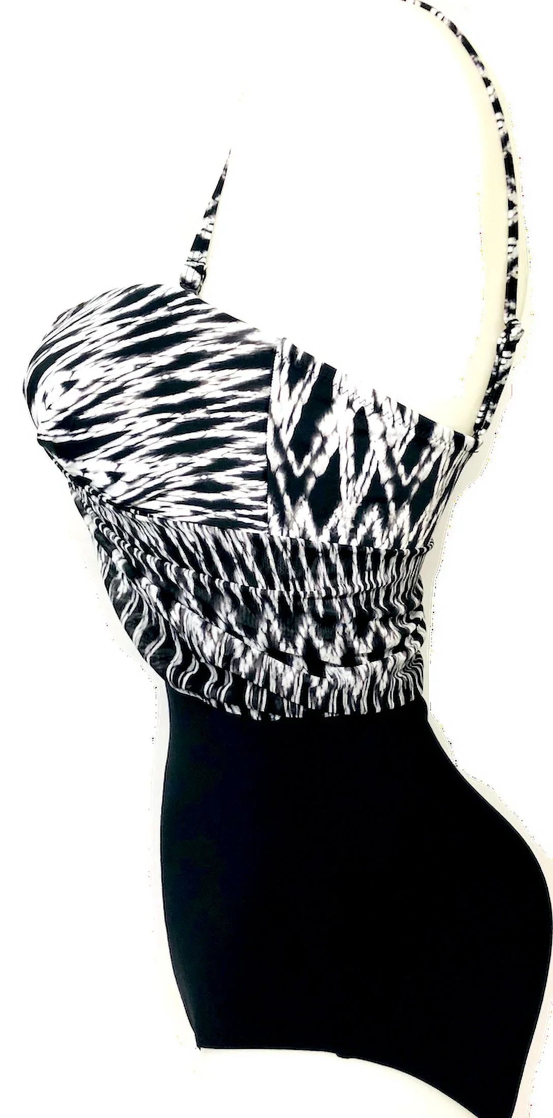 Profile One Piece Swimdress by Draped Gottex Flyaway Swimsuit