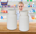 by 30 Vials Caps BioRx 130) WHITE Sponix Child-Resistant Pharmacy Dram (QTY. Mega-Pro, Included Caps,