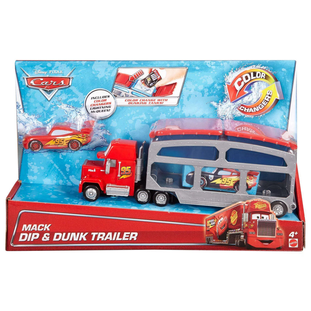 Dip Trailer with Cars & Mack McQueen Lightning Dunk Disney/Pixar