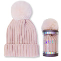 Camuto Winter Fur with Vince Gift Faux Hat Women's Pom Beanie Box