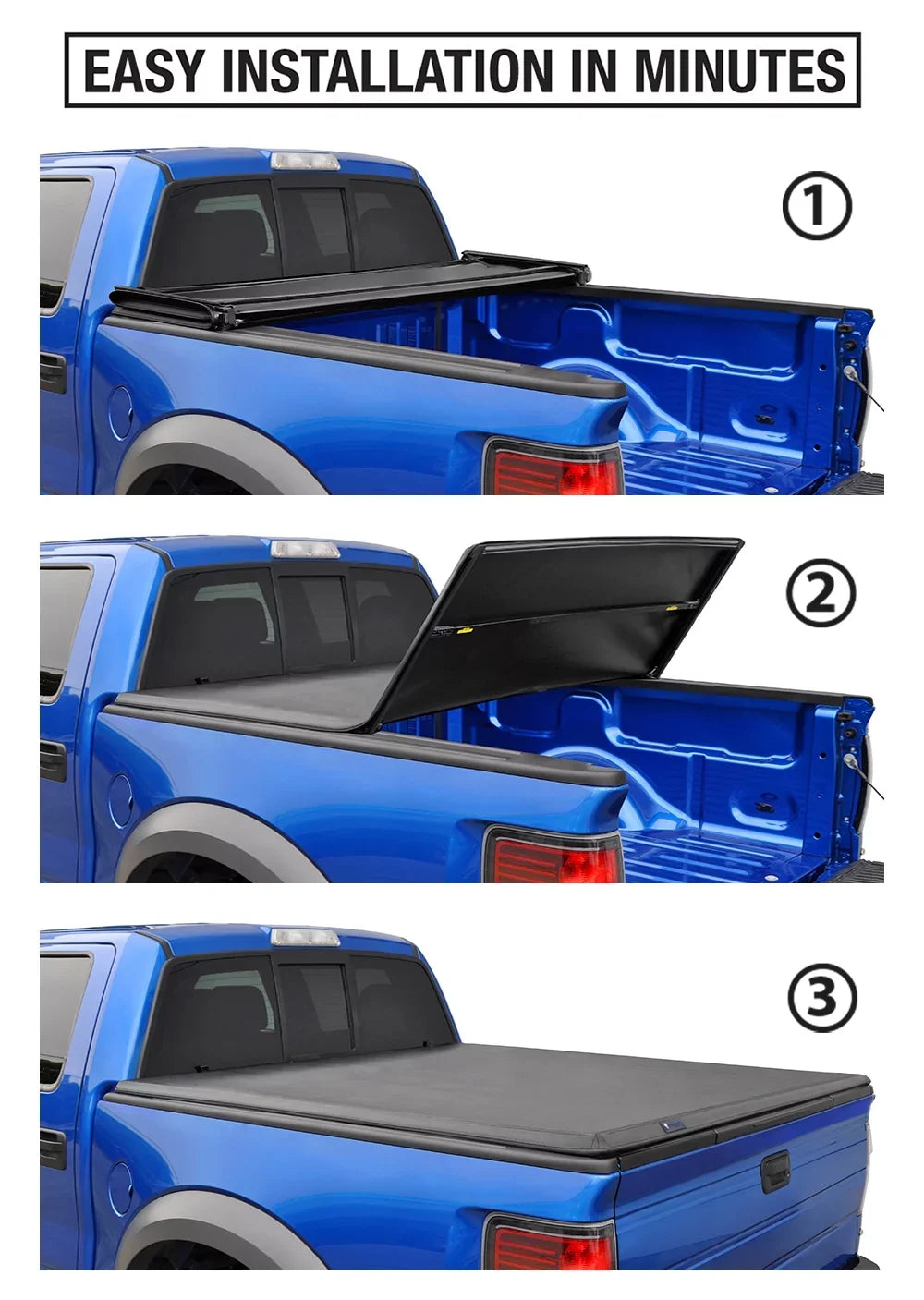 Cargo 2015 Tonneau Tri-Fold Stepside) Trifold Bed Cover (69.6 2010 feet 2014 Dodge For inch) 2009-2016 Tonno 5.8 2012 Ram 2011 2013 TG-BC3D1015 Truck (NOT Cover TYGER Pickup Fits 1500