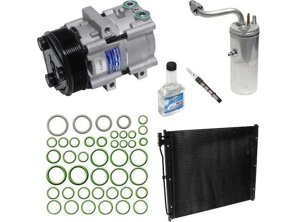 Kit 2006 - 2005 2000 1999 F350 - - Compatible with Duty 2001, A/C 2007 2003 Compressor Super 2004