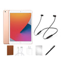 stylus 2020) Case, Wi-Fi Beats pen, Bundle. charging (8th BUNDLE iPad 8 iPad Beats Flex Gen, Headphones, Protector, Screen Refurbished 32GB, INCLUDES: only, accessories. Gold,